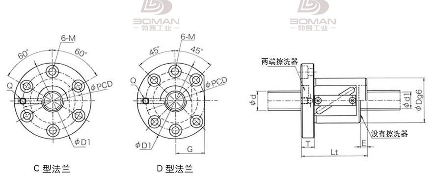 KURODA GR6312ES-DAPR 日本黑田精工丝杠钢珠安装方法