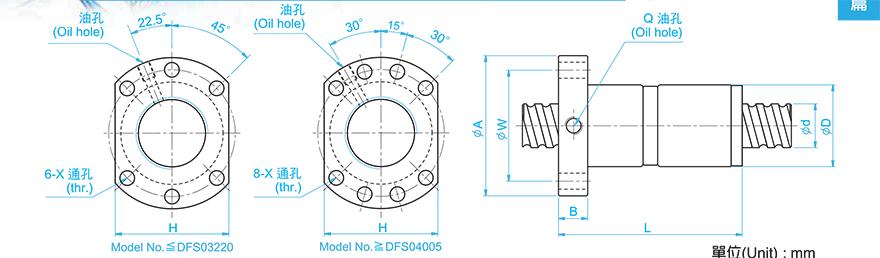 TBI DFS02008-4.8 tbi双螺母滚珠丝杆厂家