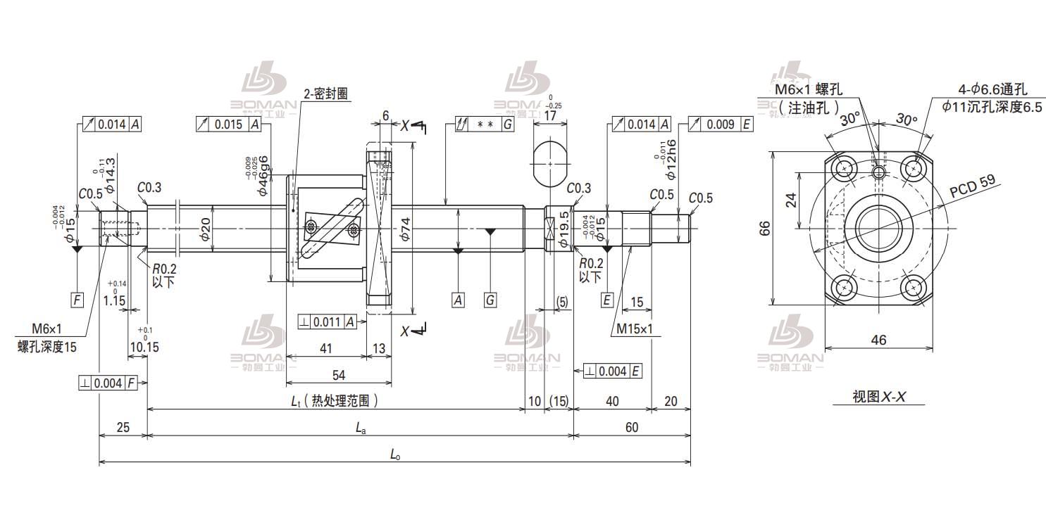 NSK W2009FA-1P-C5Z10-MA标准滚珠丝杠